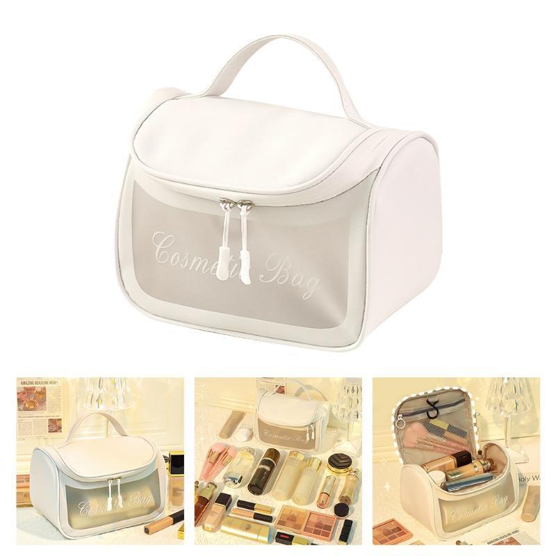 Large Pencil Pouch Multipurpose Portable Makeup Pouch Organizer Bag for Women