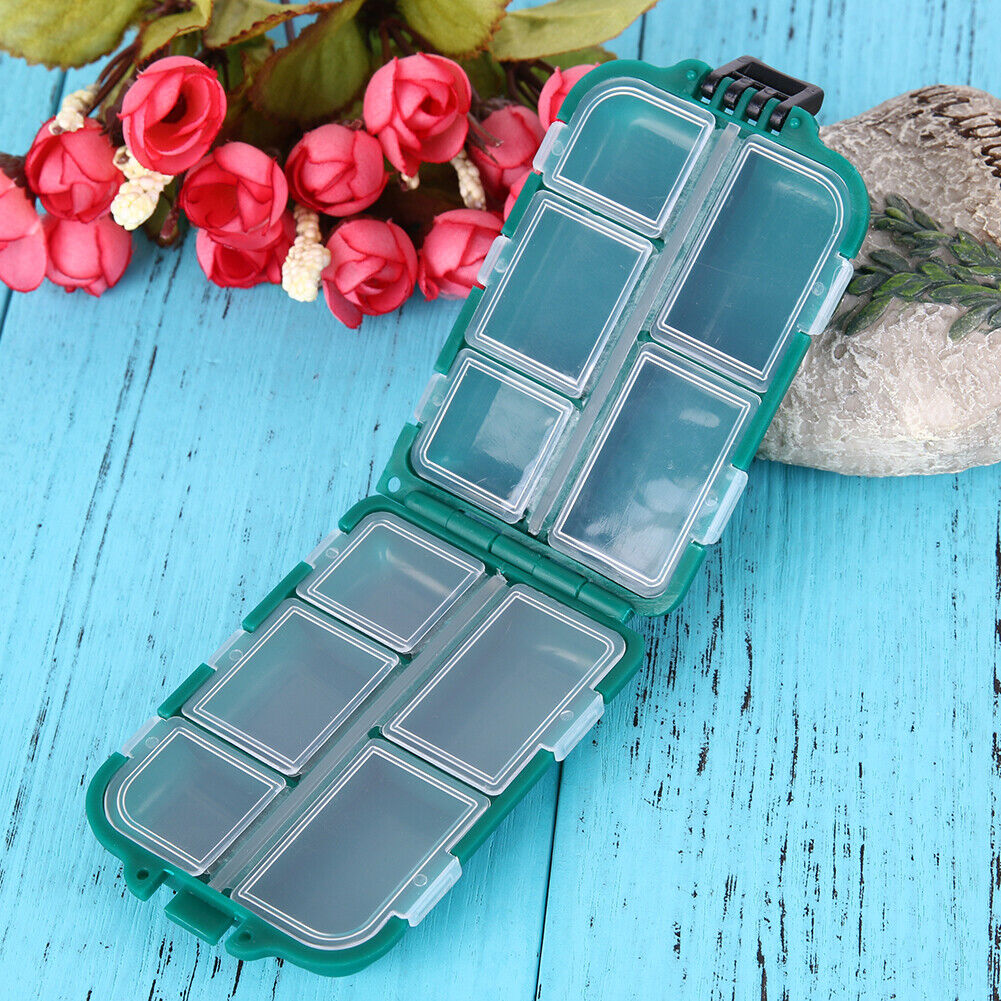 Plastic Box Fishing Tackle Box Small Accessory Box Square Fishhook Box