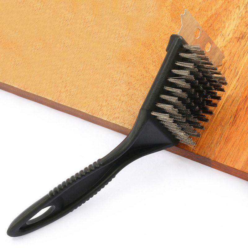 BBQ Grill Brush Cleaner Stainless Steel Scraper Barbecue Cooking Clean Accessory