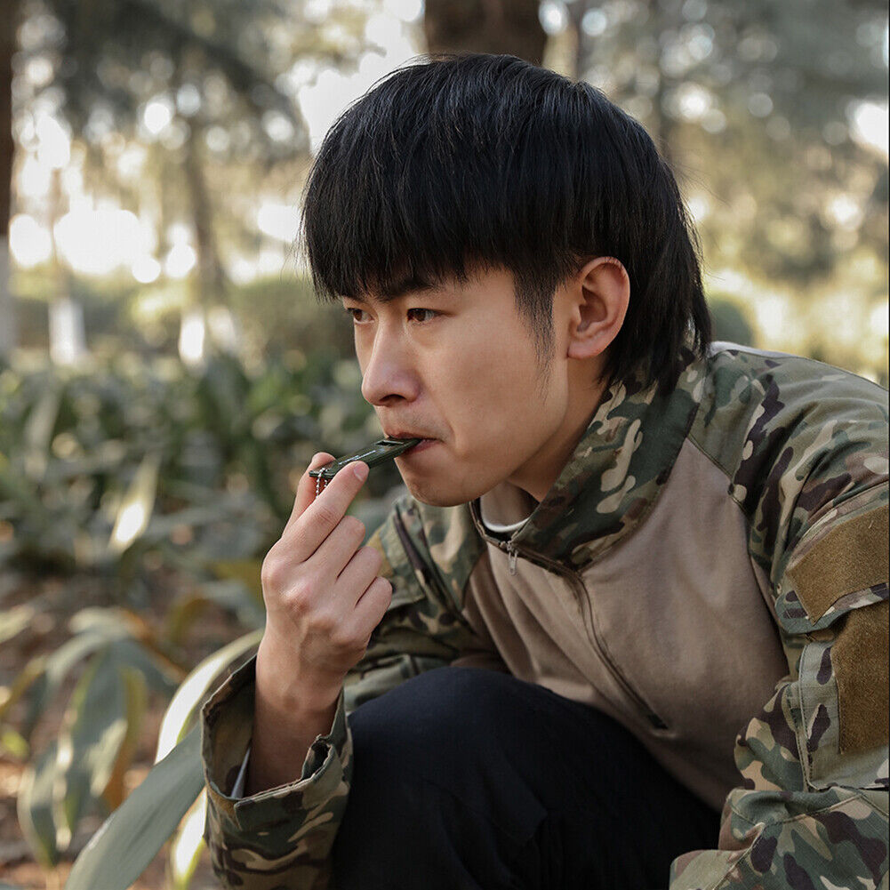 10pcs Outdoor Survival Whistle Multi Audio High Triple Frequency Whistle
