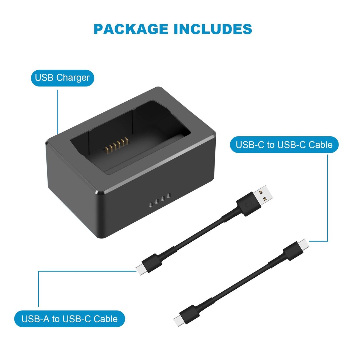 Accessories Drone QC 3.0 USB Battery Charger Fast Charger For DJI Mini 3 Pro