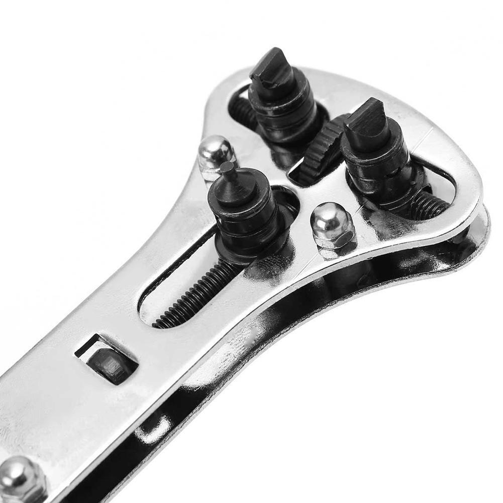 Watch Case Opener Adjustable Screw Back Remover Wrench Watch Repair Tool