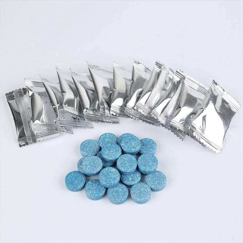 10 Pcs Auto Glass Washer Car Windshield Glass Washer Cleaner Pill Tablets