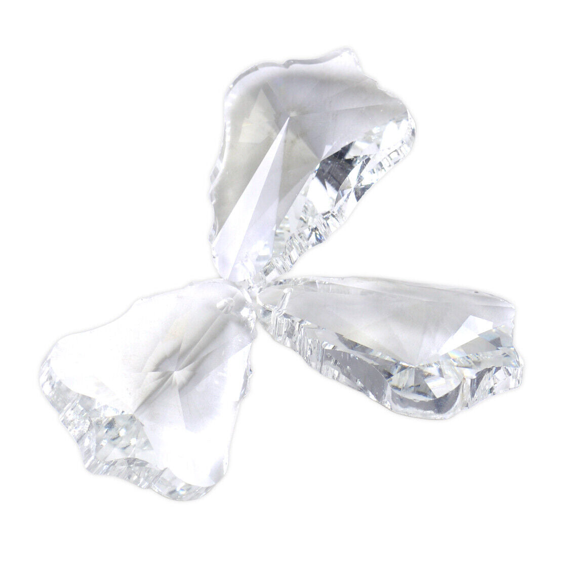 3x Prism Maple Leaf Clear Crystal Drops Pendant Chandelier Lamp wedding Decor li