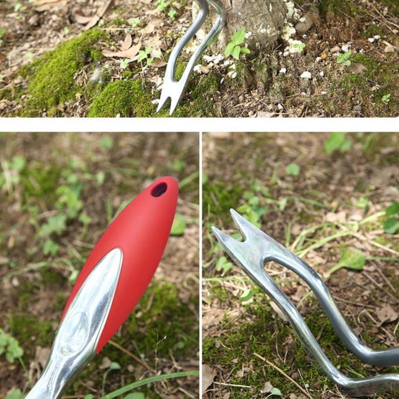 Aluminium Alloy Garden Hand Weeder for Garden Lawn Farmlands Labor-saving