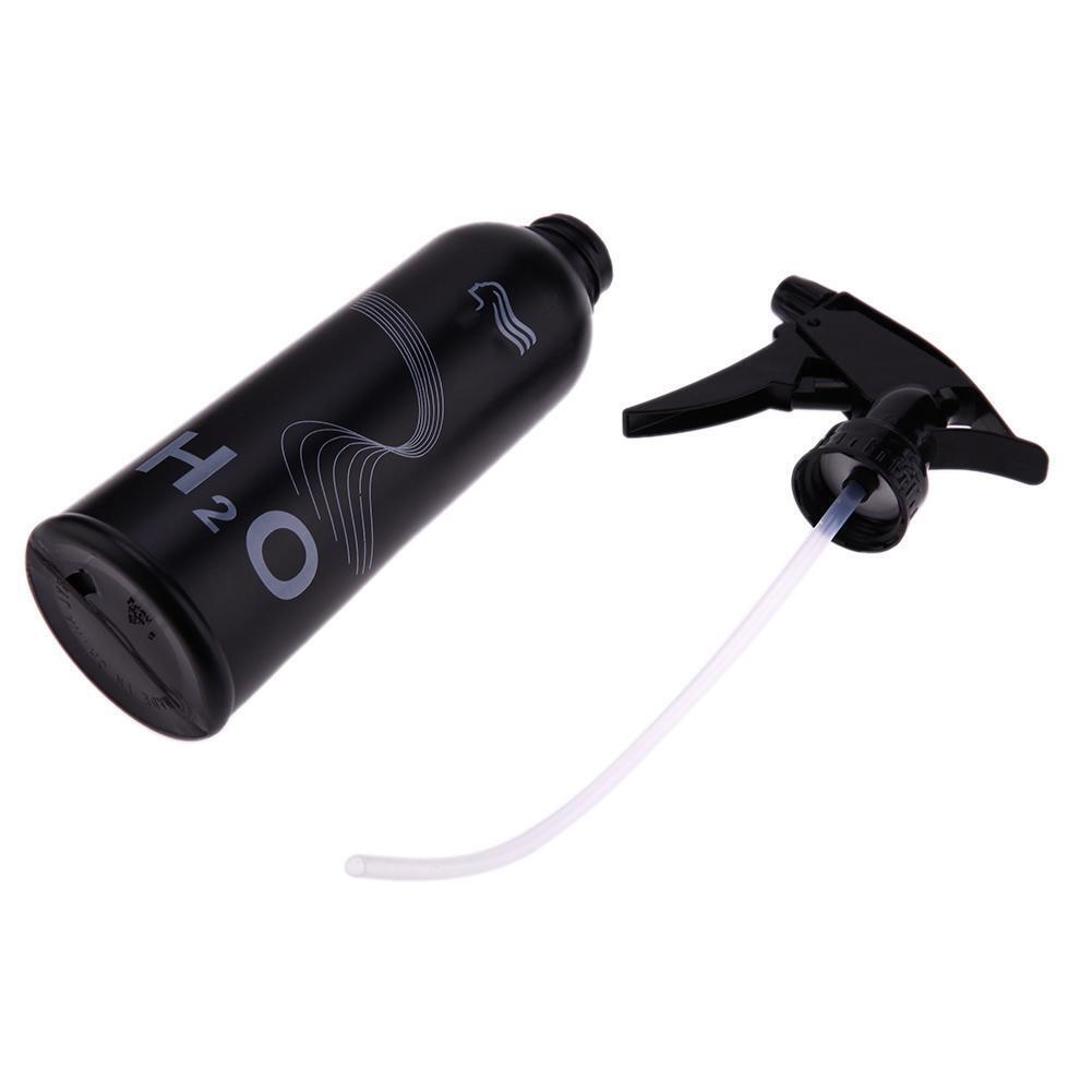 300ml Hair Sprayer Bottle Pure Color Super Fine Spray Kettle(Black)