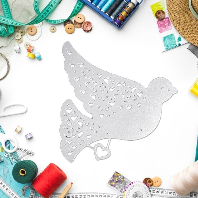 Pigeon Wine Cup Pendant Cutting Dies Photo Album Family Together Party Diary