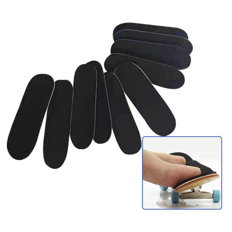 10pcs Proffessional Fingerboard Black Foam Grip Tape Accessories for Fingerboard