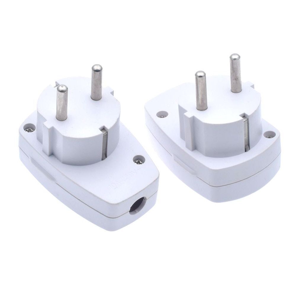 ON-OFF Rewireable Power Plug Receptacle Connector Plug Adapter Power Swtich