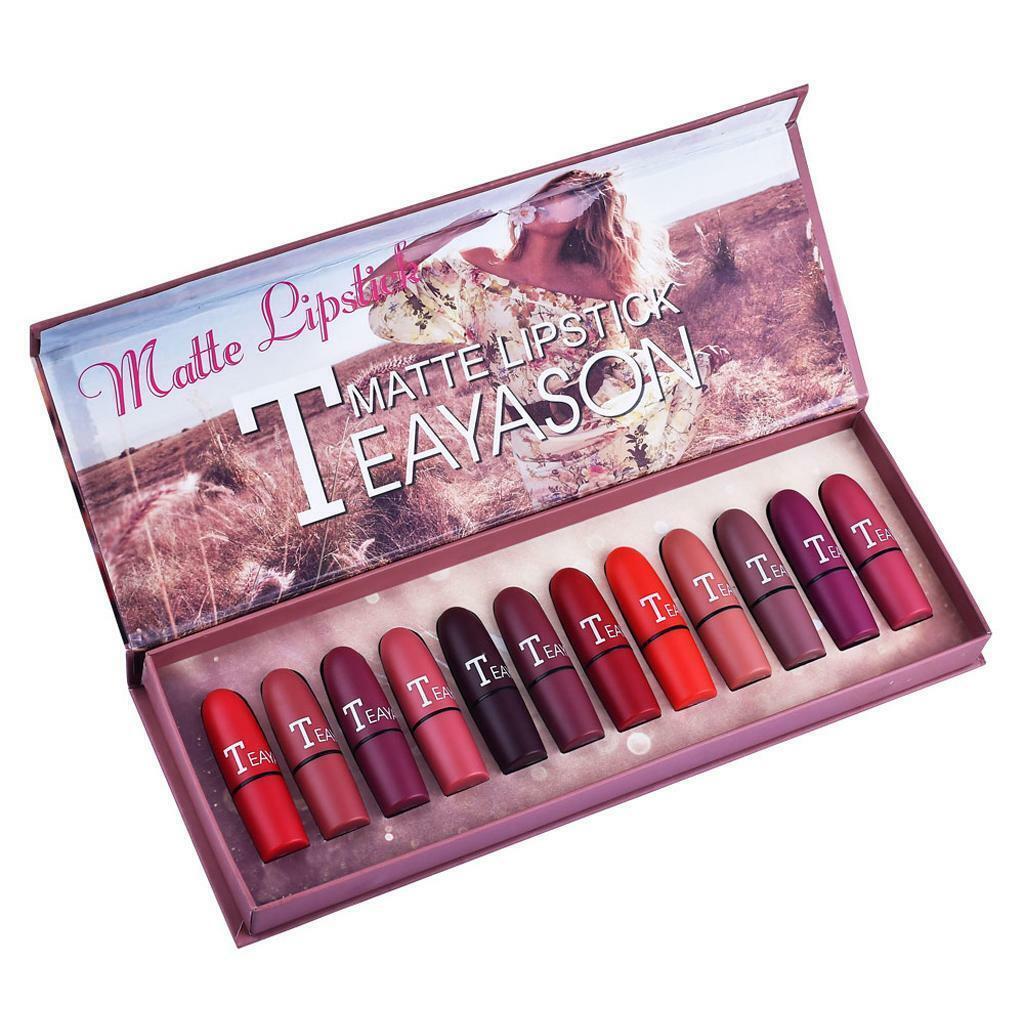 12x Matte   Set Waterproof Lasting  Beauty Cosmetics