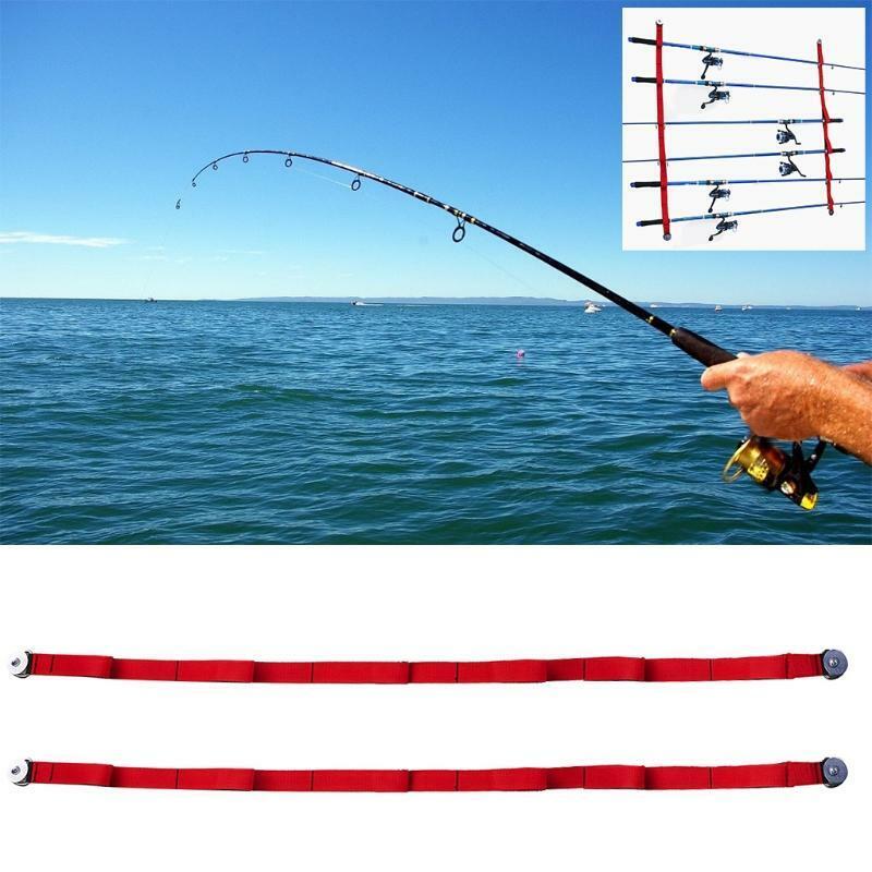 Wall Fishing Rod Rack Storage Holder, Overhead Storage Rack Webbing Organizer