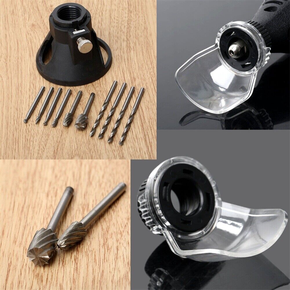 HSS Milling Burrs & Drill Dedicated Locator Polishing Rotary Tool Kit 12pcs C6B