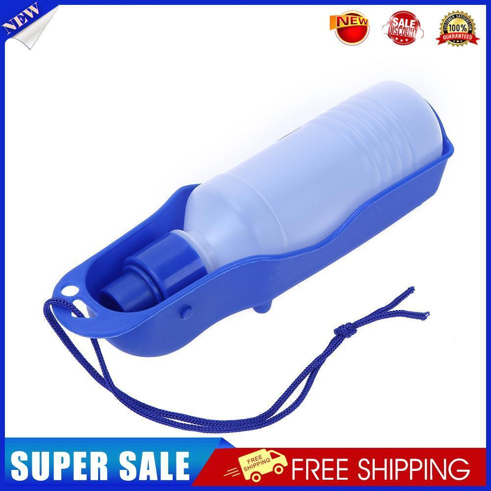 250ml Dog Water Bottle Feeder Portable Outdoor Pet Drinking Bottle(Blue)