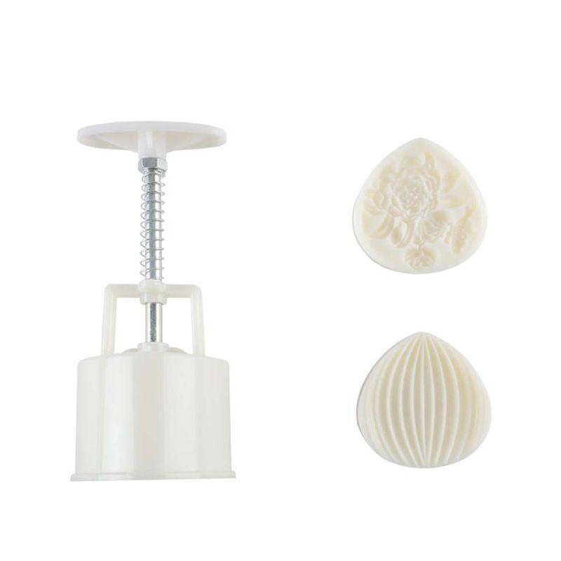 Cookie Stamp Moon Cake Maker Moon Cake Mould Thickness Adjustable Flower Shell
