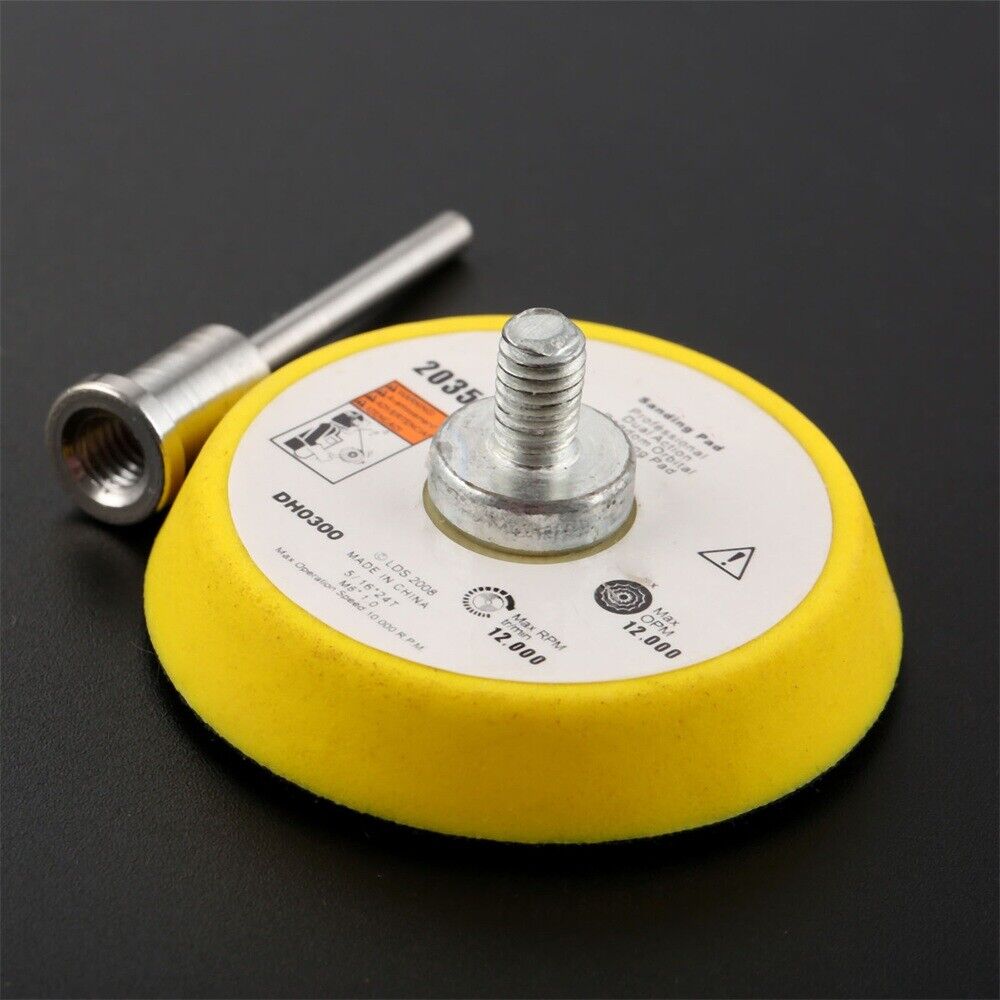 Round 2 Inch Sander Disc & 100pcs 60-600 Grit Polishing Sanding Paper Sandpaper