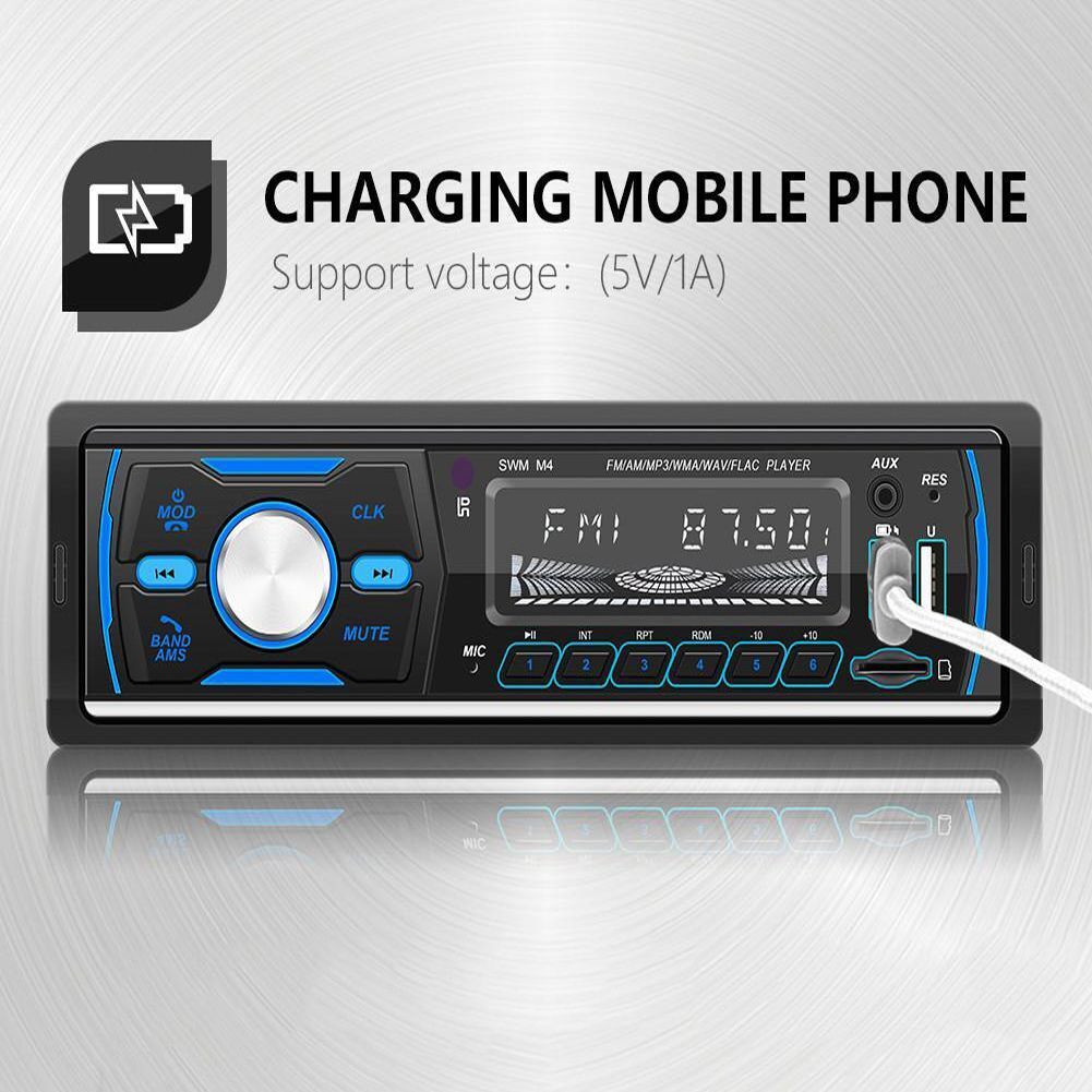 Stereo FM/USB/AUX/ Car Radio Car MP3 Player In-dash Audio Head Unit Bluetooth