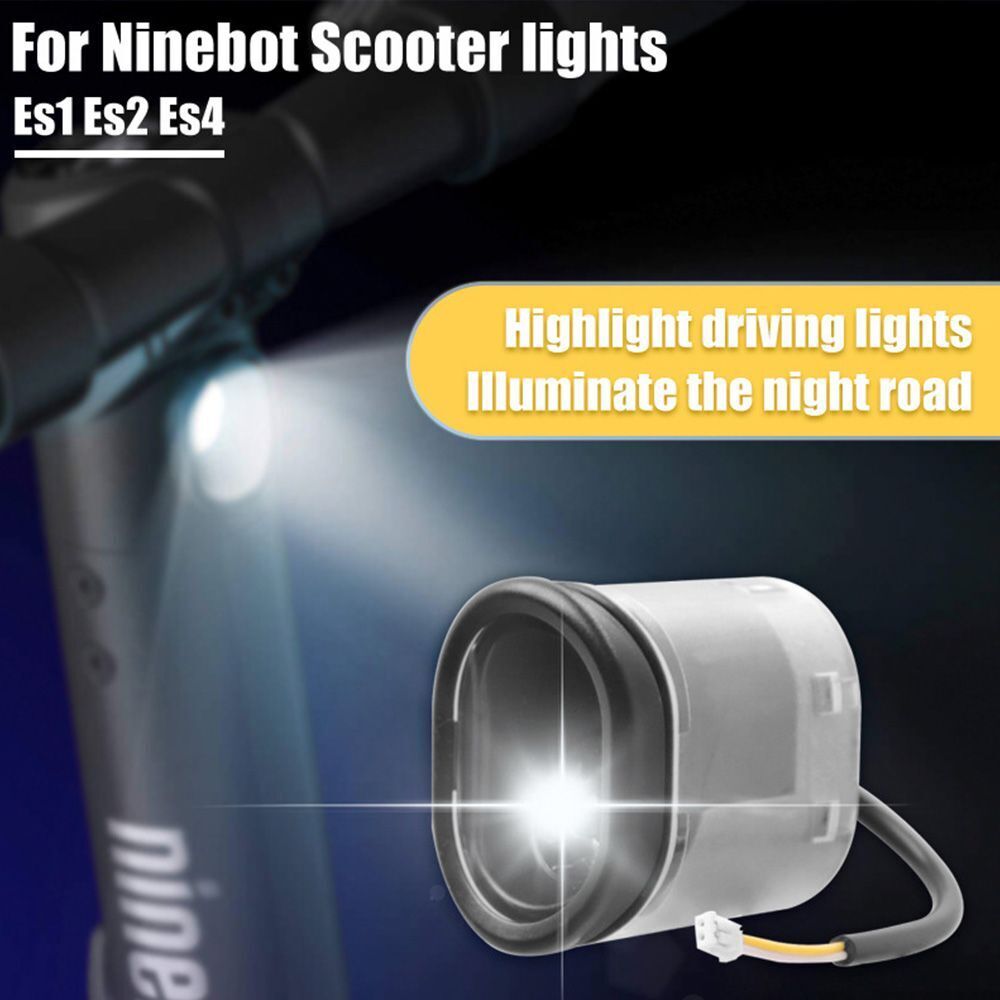 Led Light Electric Headlight Front Lamp For Ninebot Es1 Es2 ES3 Es4 /MAX G30