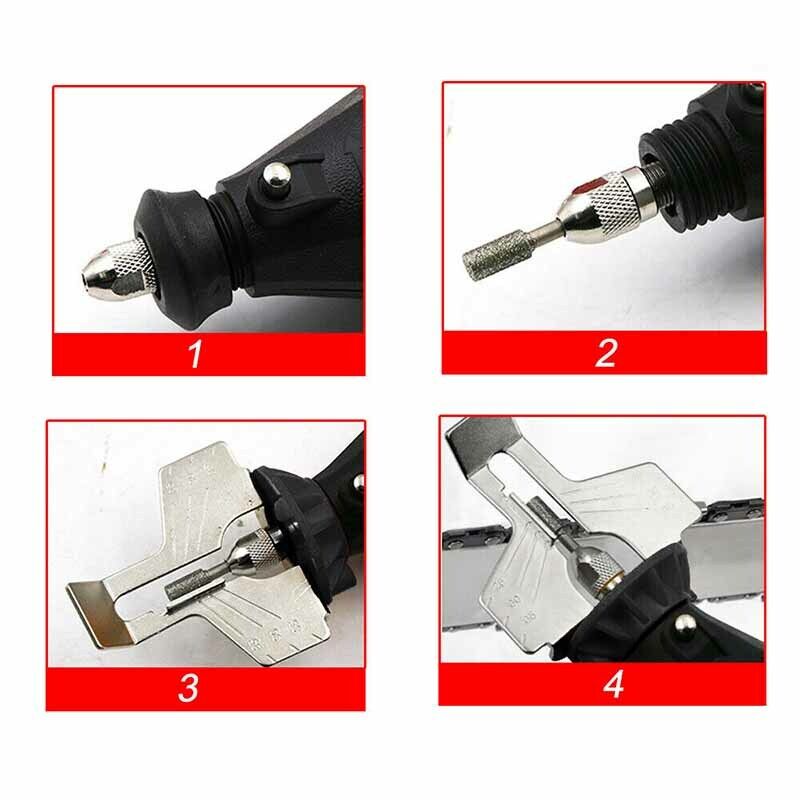 Chainsaw Sharpener Electric Grinder Chain Saw Grinder File Bit Tool Attachment