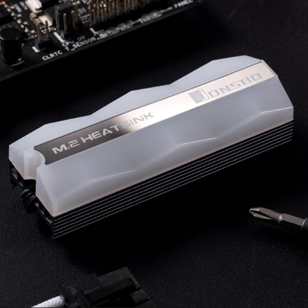 Jonsbo M.2-2 Color Light M.2 SSD Heatsink 5V 3Pin Solid State Drive Cooler