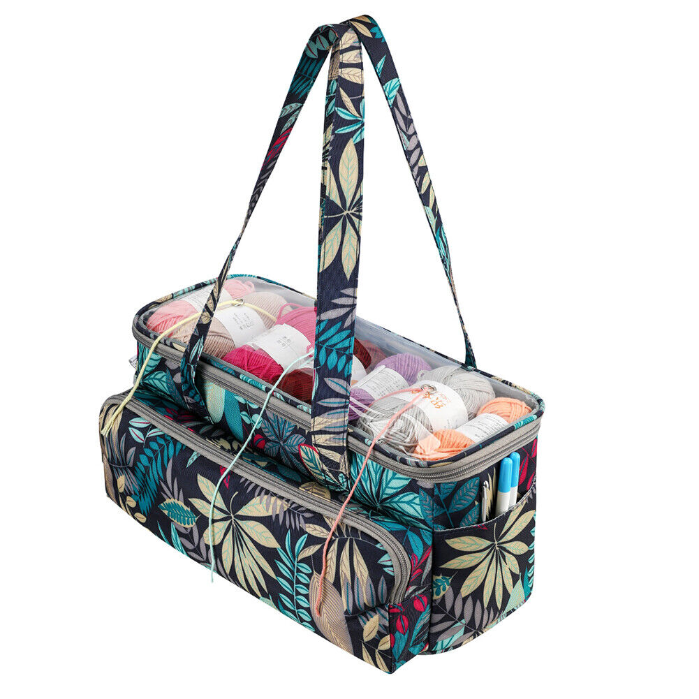 Woolen Yarn Storage Bags Sewing Kit Case Waterproof Travel Organizer Bag