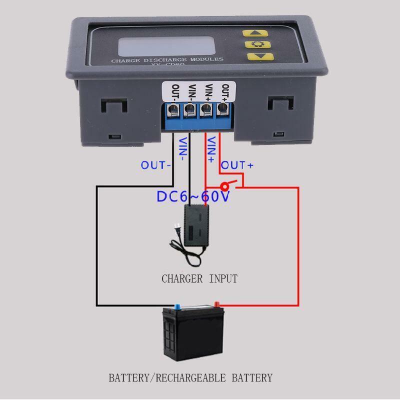 Upgraded Battery Charger Controller DC 6-60V Charging Discharge Control Board