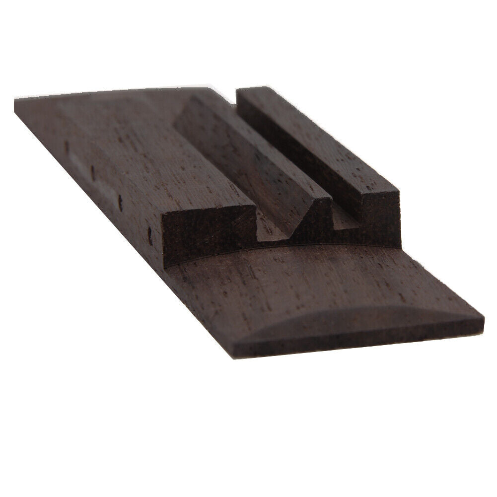 Ivory ABS Nut and Saddle Slotted + 110mm Rosewood Bridge for Ukulele Parts