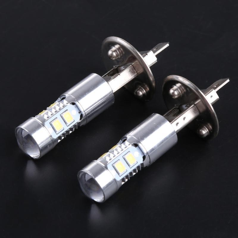 2pcs H1 Headlamp Super White 6000K 100W High Power LED Fog Light Driving Bulb