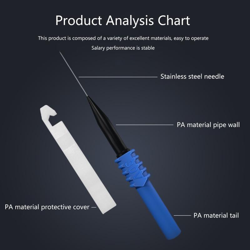 Colorful Insulation Piercing Needle Non-destructive Pin Test Probes Car Tester