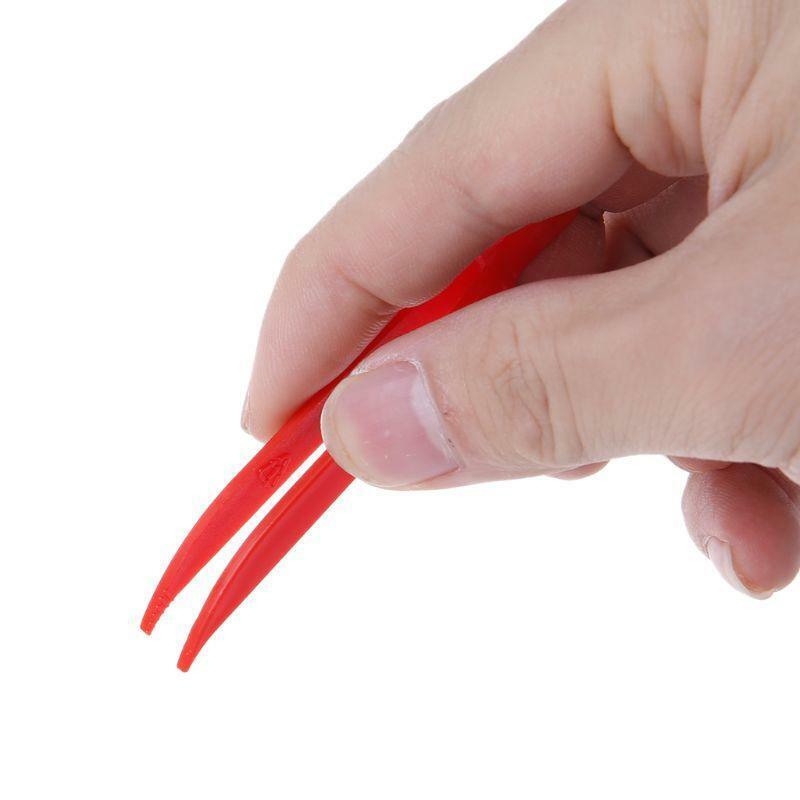 10pcs Plastic Anti-static Tweezer Heat Resistant Maintenance Repair Tool