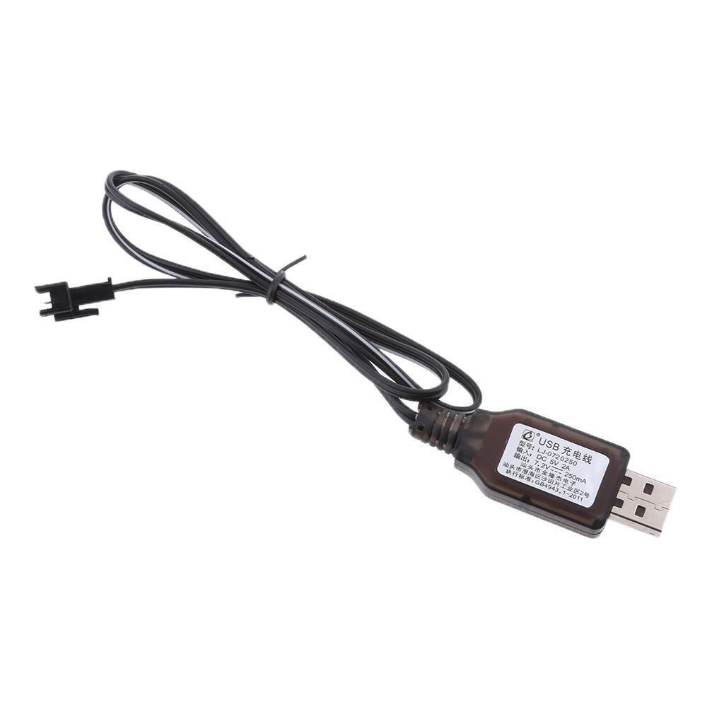 7.2V USB to SM 2P Plug / Battery Charging Cable for RC