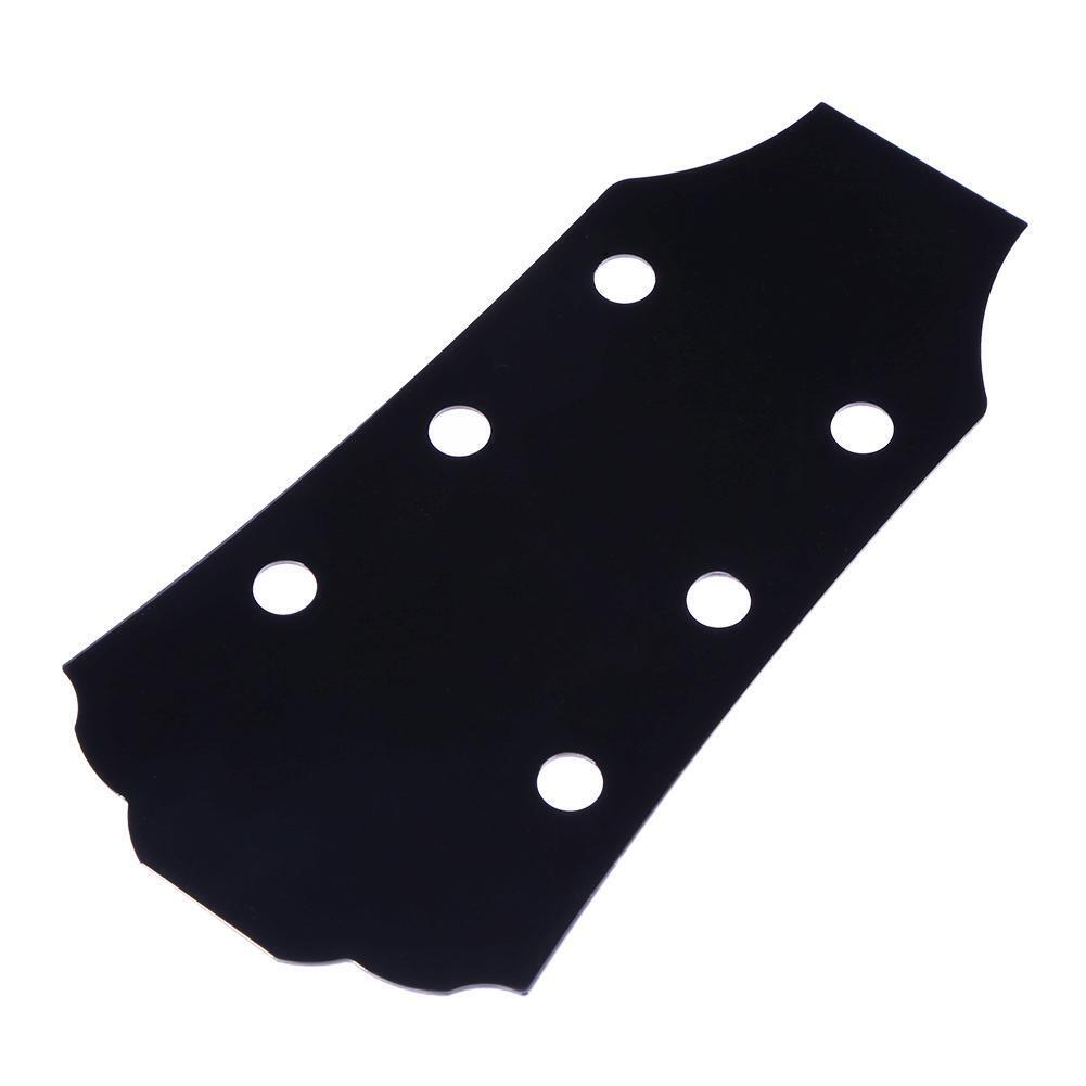 LP Style Steel Metal Electric Guitar Head Template Guitar Making Mold Black