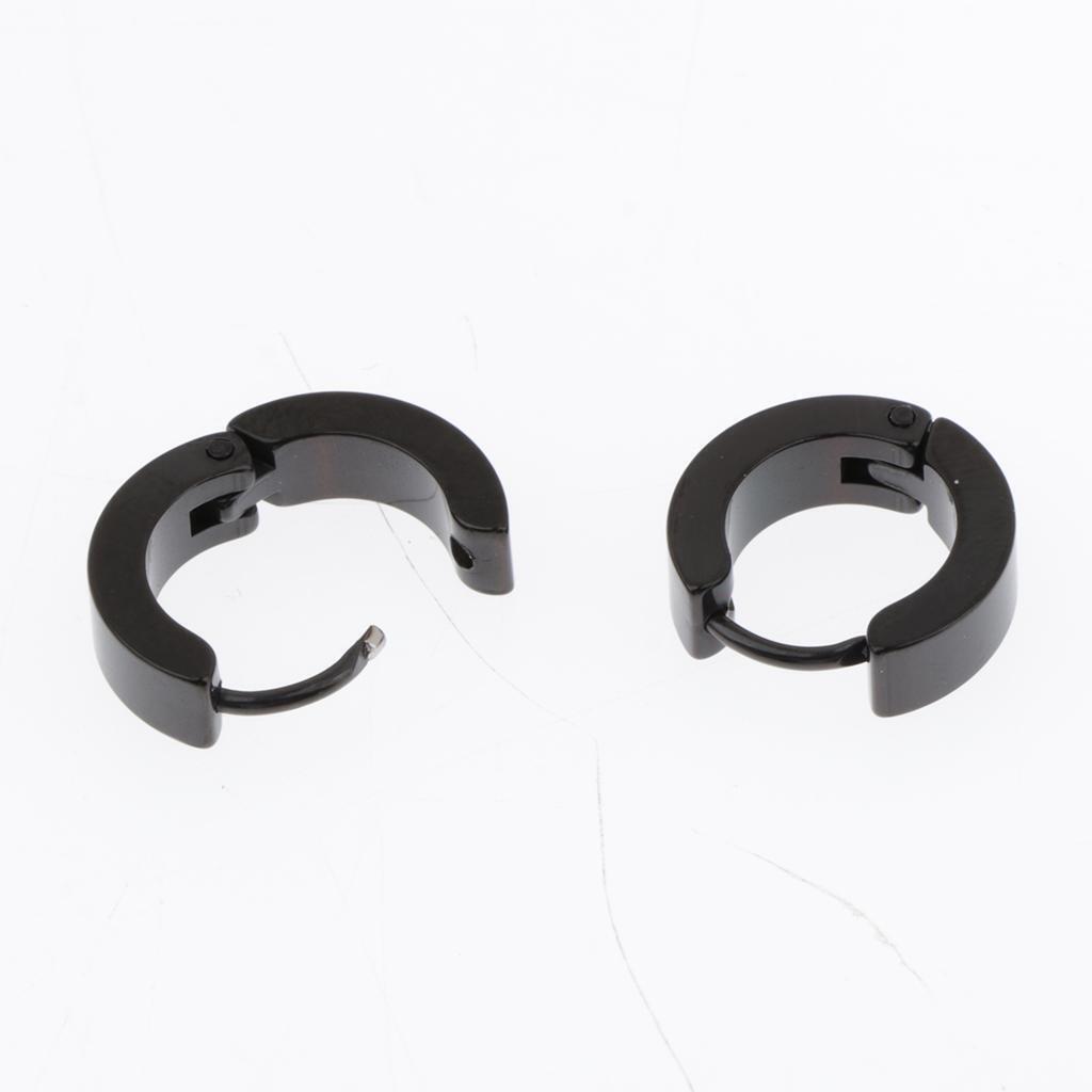 8Pair Punk Style Stainless Steel Stud Earring Set for