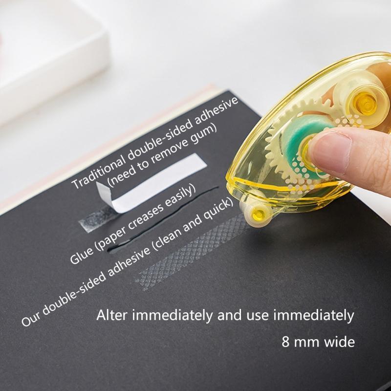 Adhesive Dots Applicator Scrapbook Runner Tape Roller Permanent Easy to Operate
