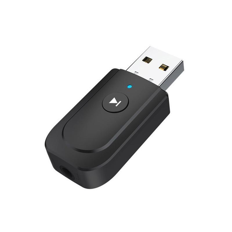 3 in1 Wireless Car 3.5mm Audio Adapter Mini Bluetooth-compatible 5.0 Transmitter