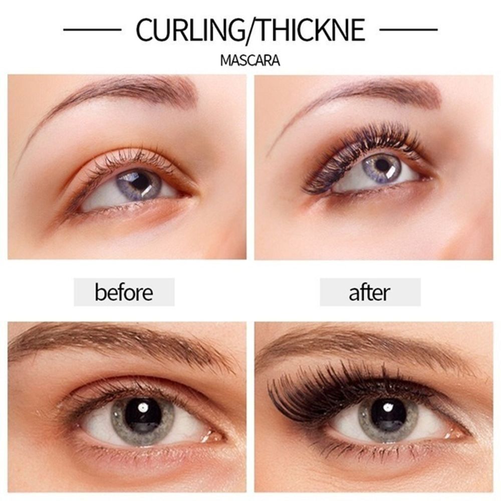 Eyelash Curling 2In1 Mascara Eyeliner Pencil Eye Makeup Tool Set Extension