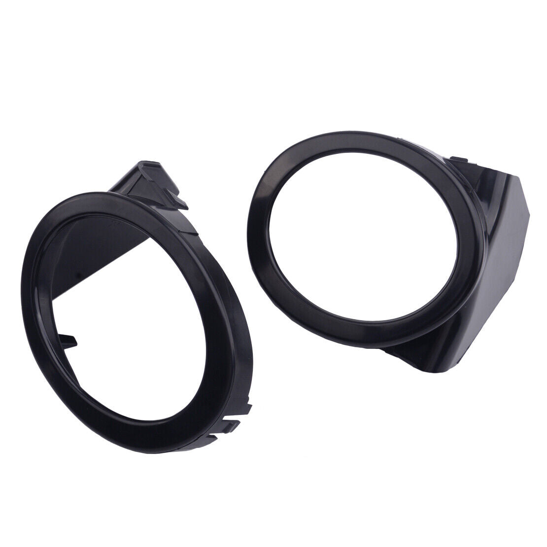 2pcs Fog Light Lamp Frame Cover Trim Ring Fit for BMW E46 M3 2001-2006 Black