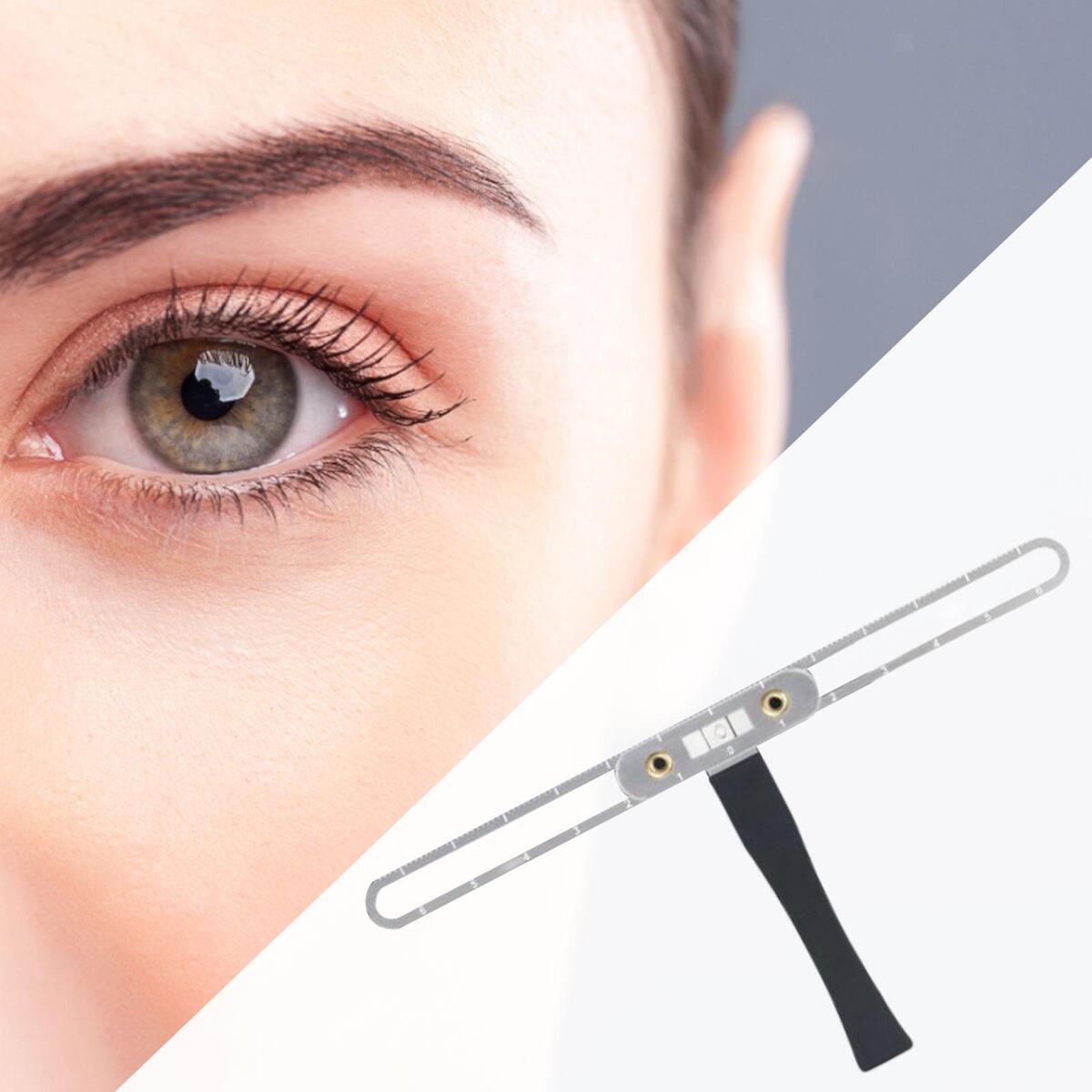 Eyebrow Ruler  Positioning Stainess Steel  Reusable