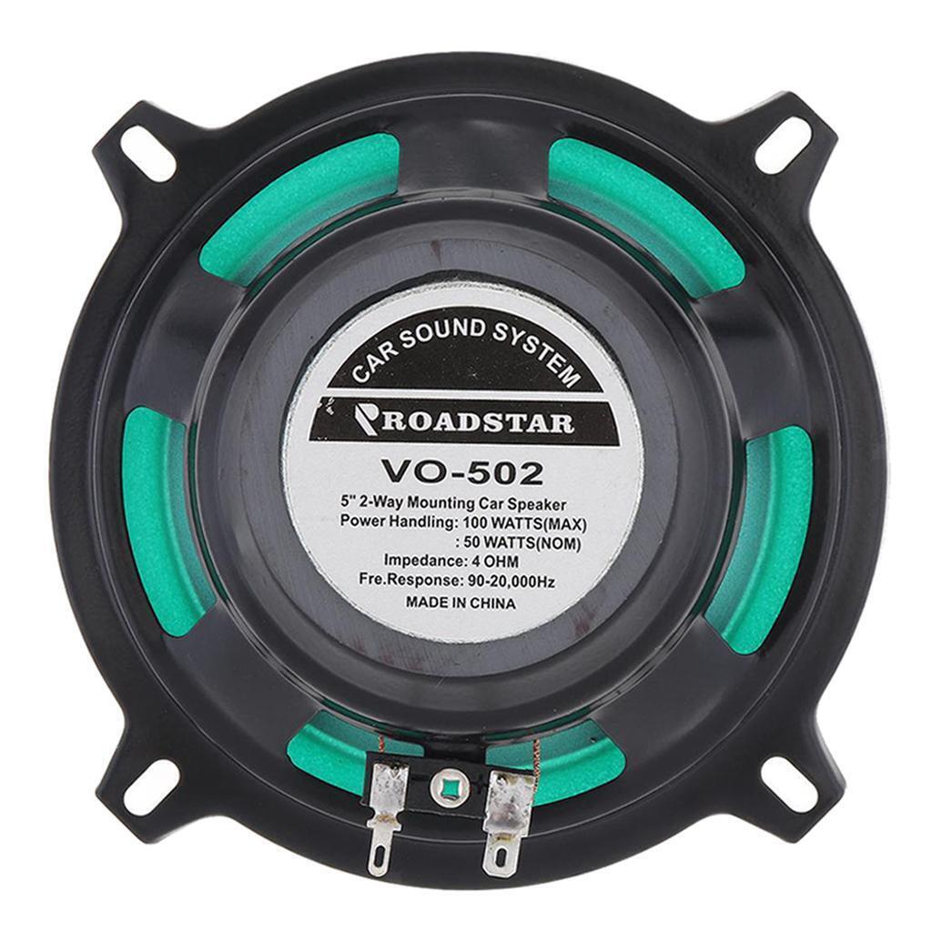 5 Inch 2 Way Car HiFi Speaker Full Range Loudspeaker 100W Universal