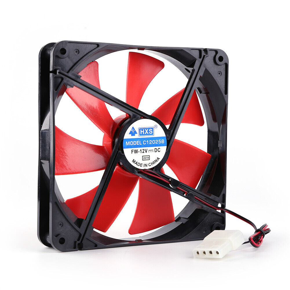 140mm 4 Pin Silent PC Case Cooling Fan CPU Cooler 12V Radiator Heatsink