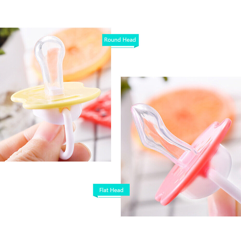 Dustproof Lid Infant Silicone Nipple Baby Pacifier Soother Infant Teether