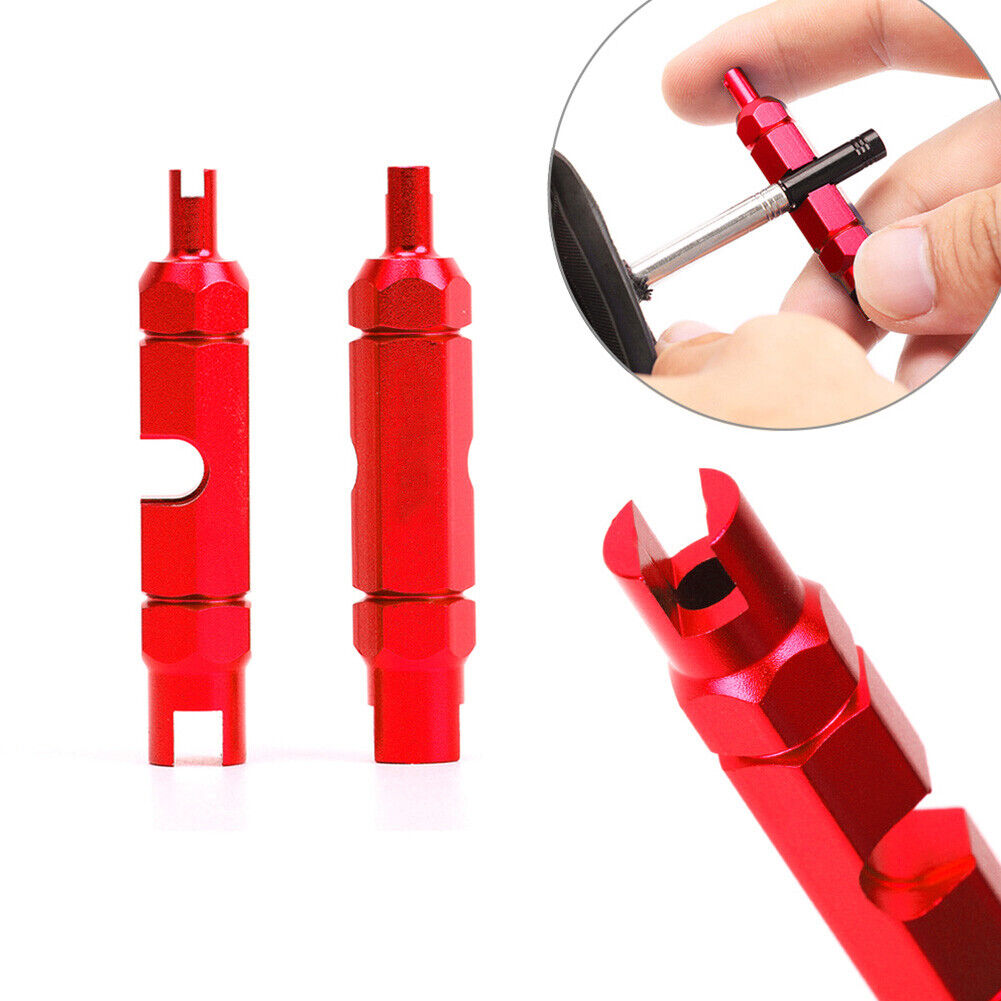 60ml MTB Road Bike Tubeless Tyre Sealant Injector Syringe Tool Kit (Red)