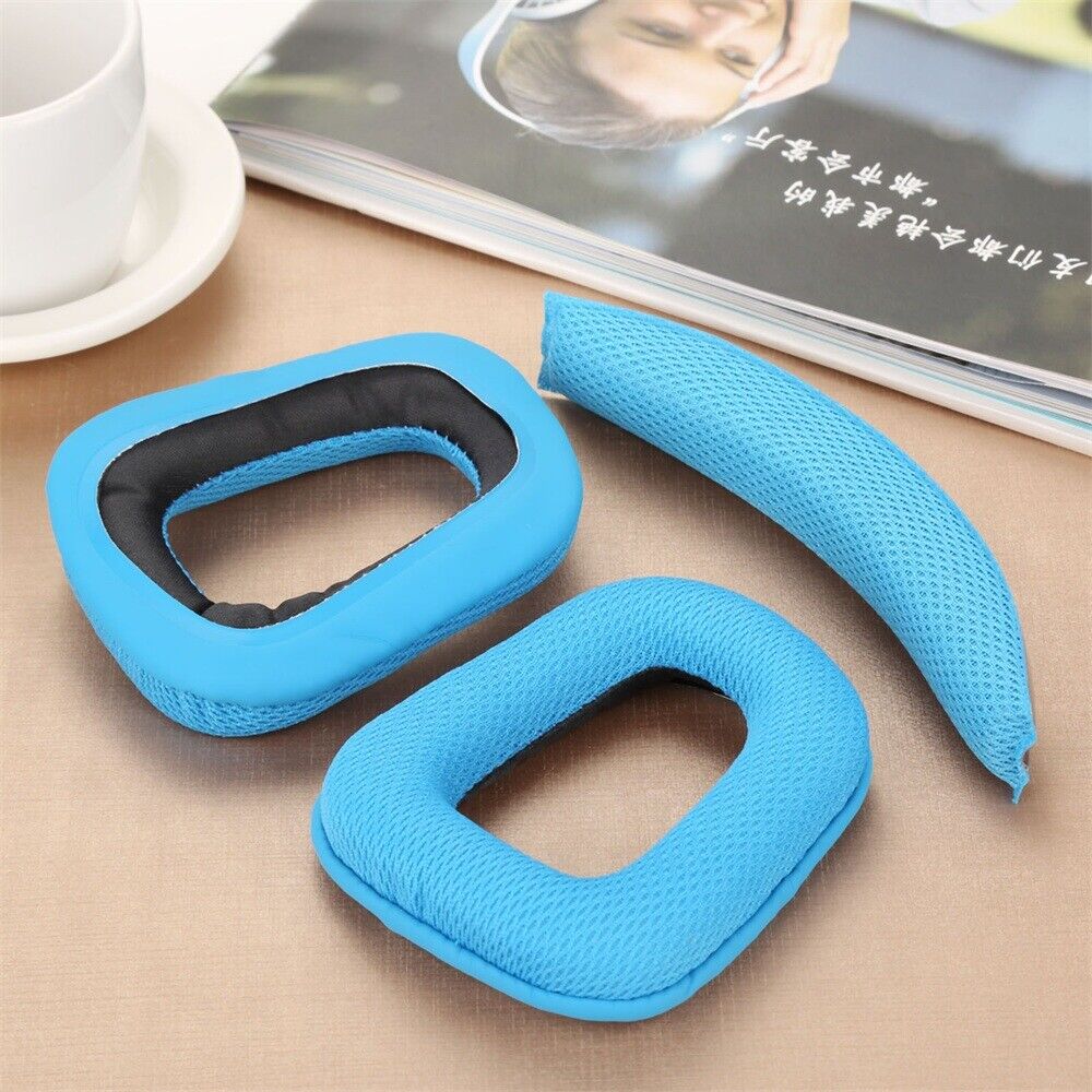 1×Replacement Headband & Earpads For Logitech G35 G930 G430 F450 Headphones