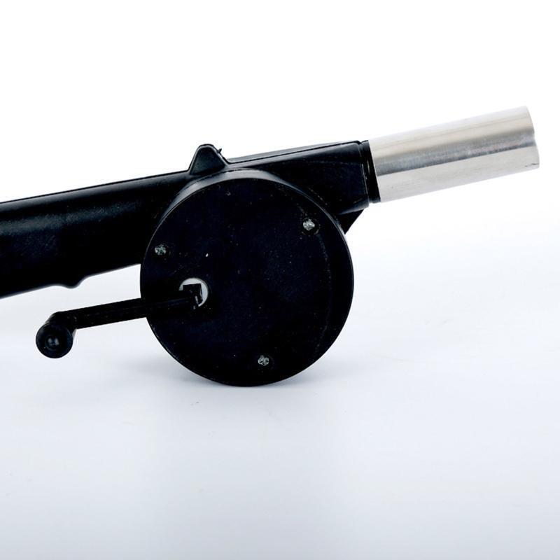 Outdoor Cooking Portable Manual Air Blower BBQ Fan Mini Hand Crank Air Blower