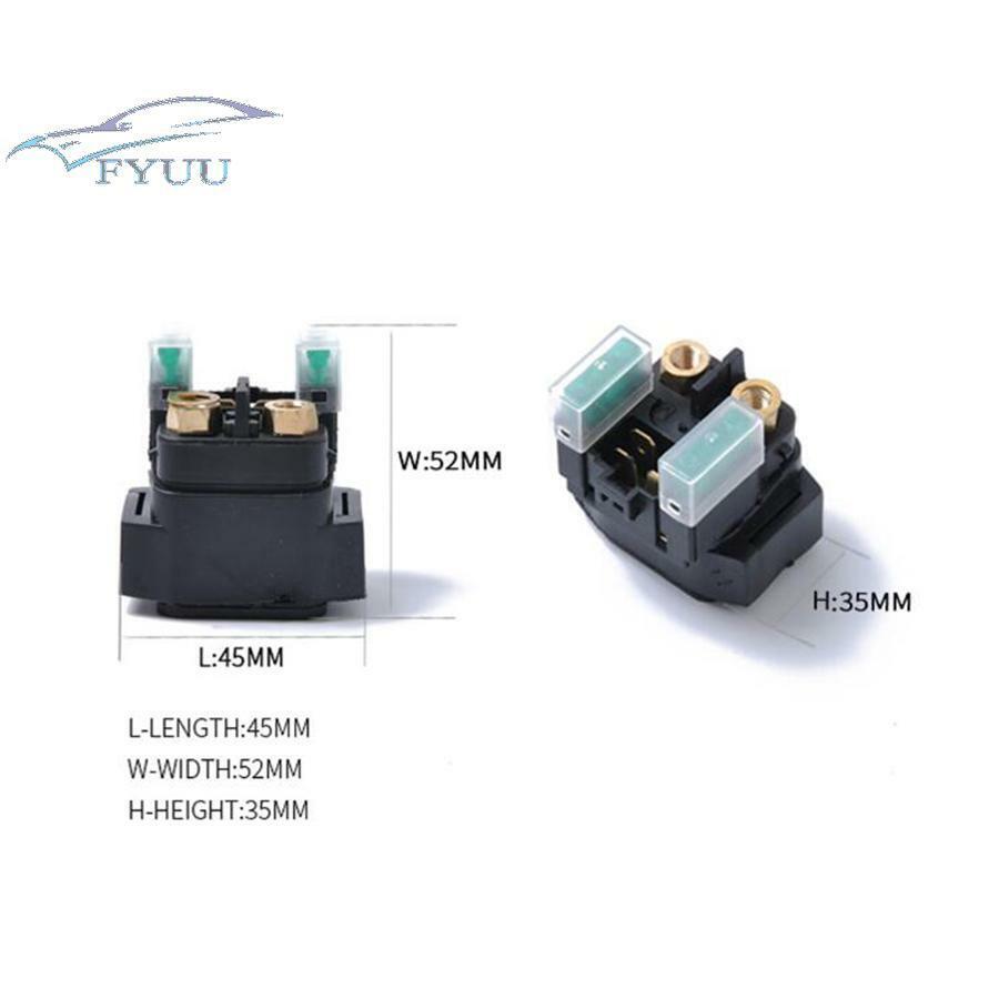 Starter Relay Solenoid Switch Fit For 2005-2008 Yamaha Grizzly YXR 660 Rhino