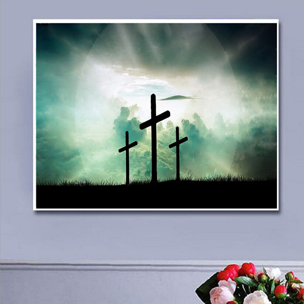 Cross 5D DIY Full Drill Diamond Painting Embroidery Kits Needlework Set