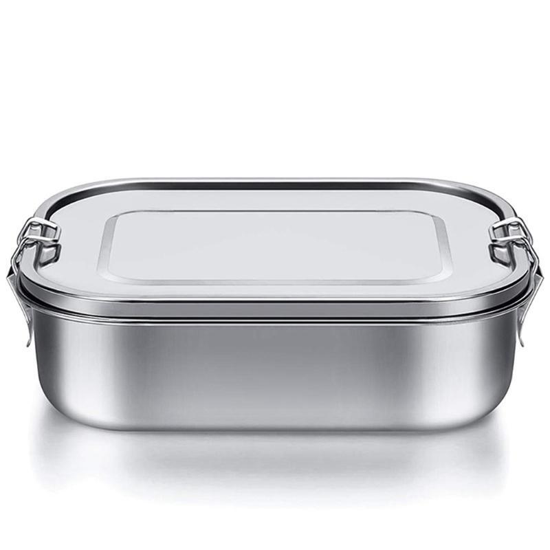 Stainless Steel Bento Box Lunch Container,3-Compartment Bento Lunch Box for Sand