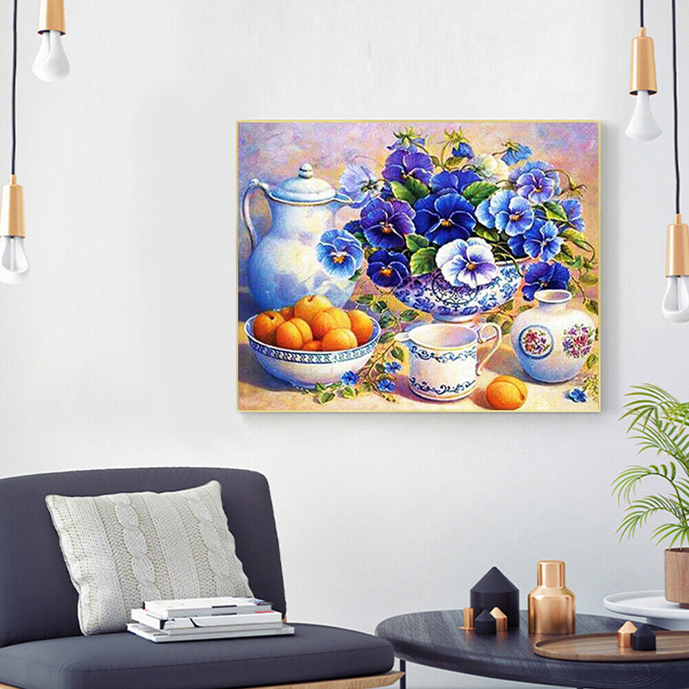 5D DIY Diamond Painting Table Fruit Flower Full Square Drill Wall (FF338)