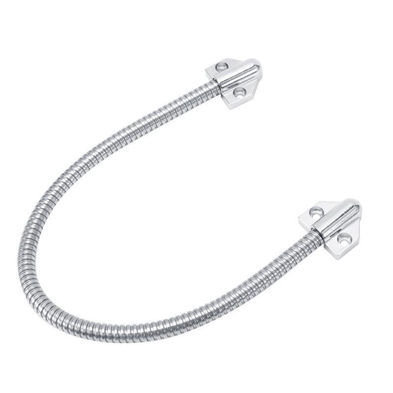 Flexible Stainless Steel Armored Door Loop with Alloy Ends Wire Length 16''