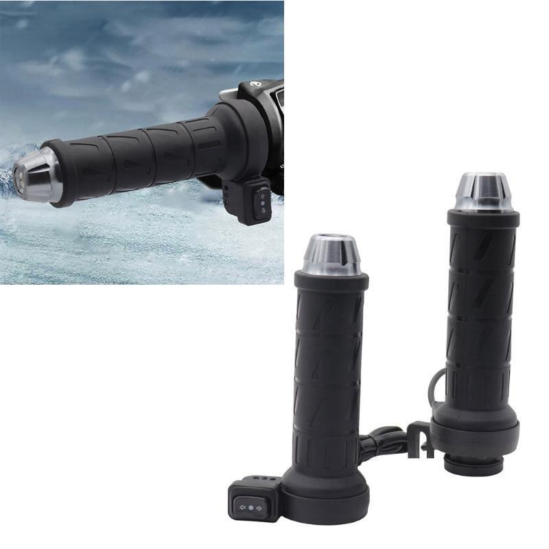 12V 22mm Motorcycle Heating Grips Electric Hot Heated Handlebar Anti-slip Grips