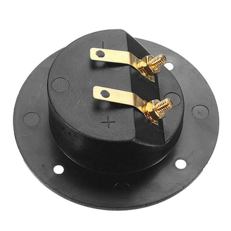 Speaker Junction Box Two-position Binding Post for 4mm Banana Plugs Black